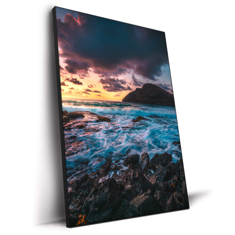 Beginnings of Blue Hour Vibrant Wall Decor by Zach Doehler