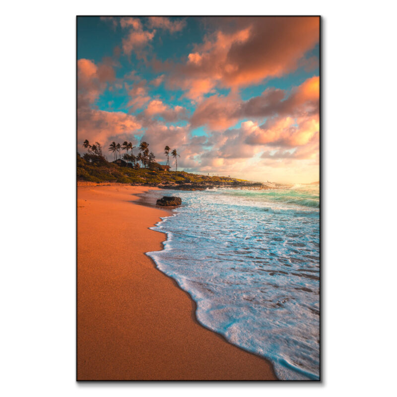 Coastal Serenity Warm Wall Art by Zach Doehler