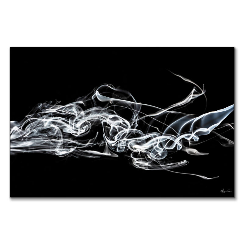 White Smoke Black and White Wall Art by Philippe HUGONNARD
