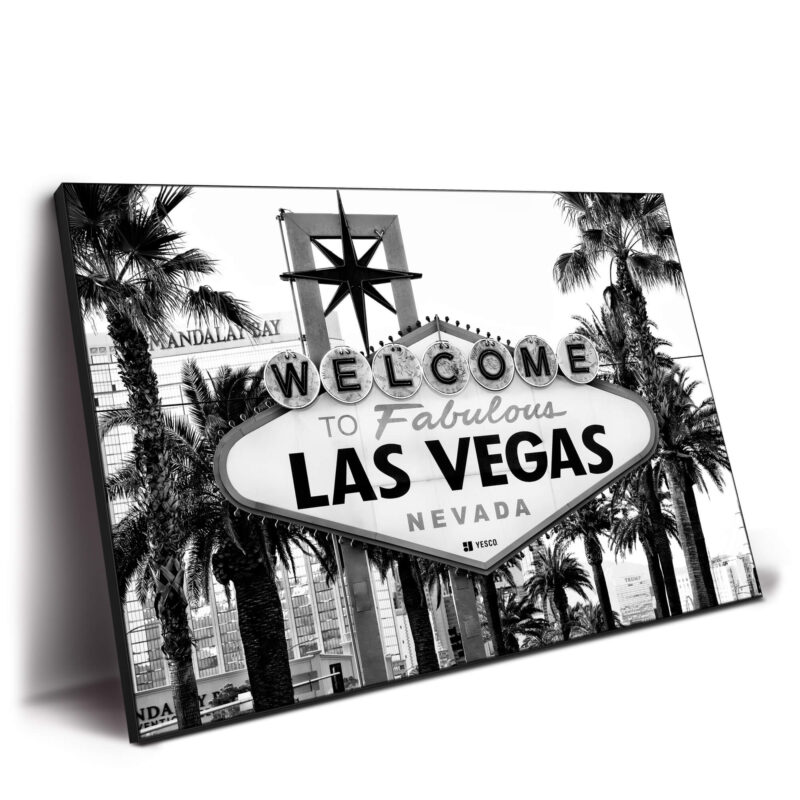 Welcome to Fabulous Las Vegas Black and White Wall Decor by Philippe HUGONNARD