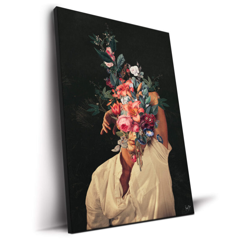 Roses Bloomed Every Time I Thought Of You Dark Wall Decor by Frank Moth