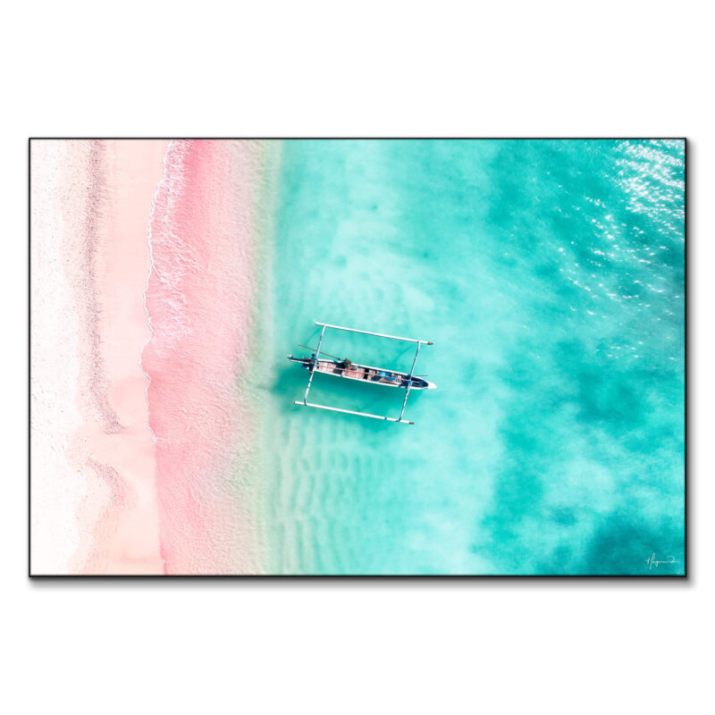Pink Beach Wall Art by Philippe HUGONNARD