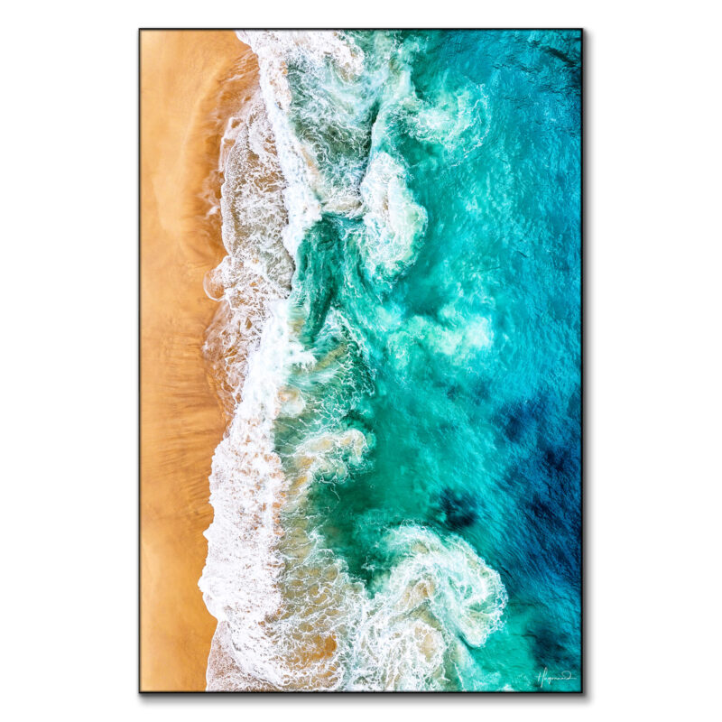 Pure Ocean Teal Wall Art by Philippe HUGONNARD