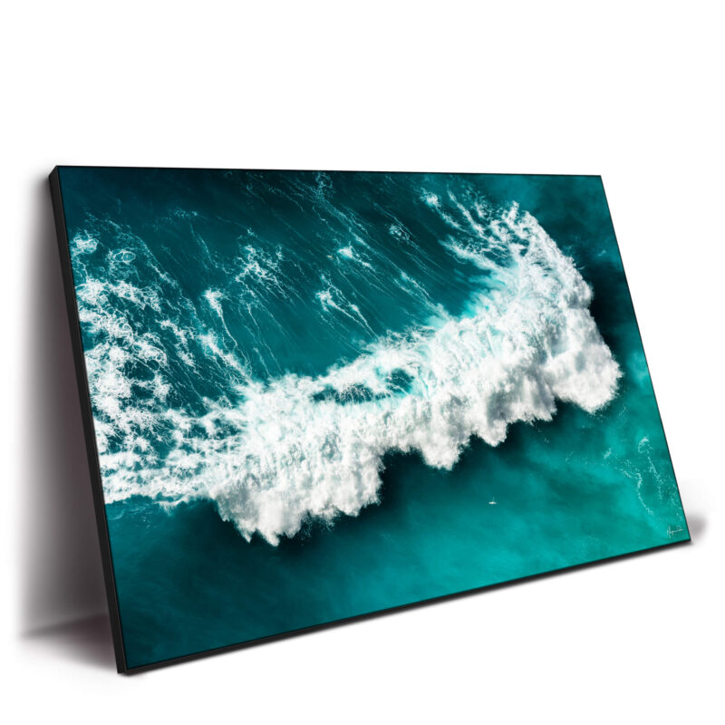 Sea Green Wave Wall Decor by Philippe HUGONNARD