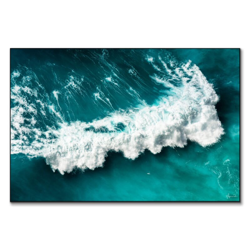 Sea Green Wave Wall Art by Philippe HUGONNARD