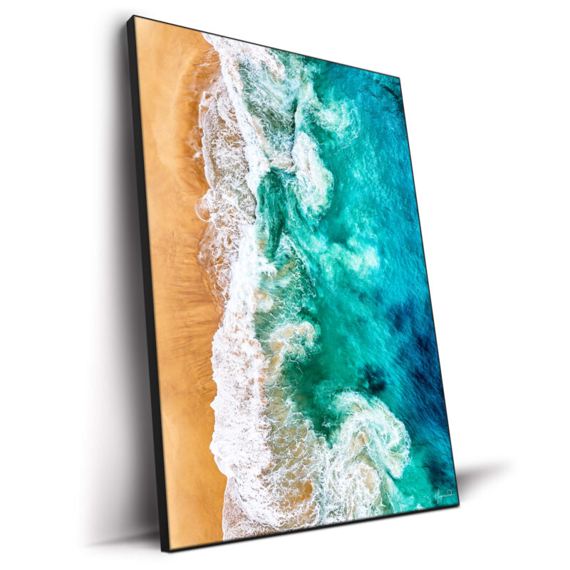 Pure Ocean Teal Wall Decor by Philippe HUGONNARD