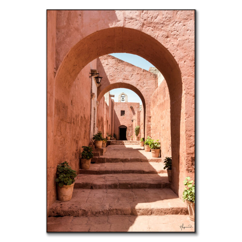 Architectural Terracotta Brown Wall Art by Philippe HUGONNARD