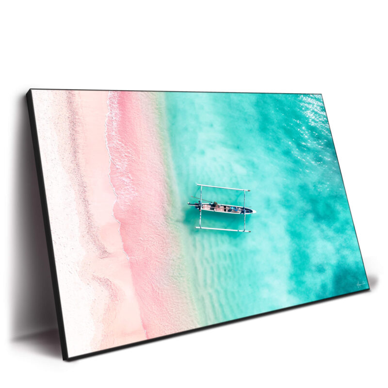 Pink Beach Wall Decor by Philippe HUGONNARD