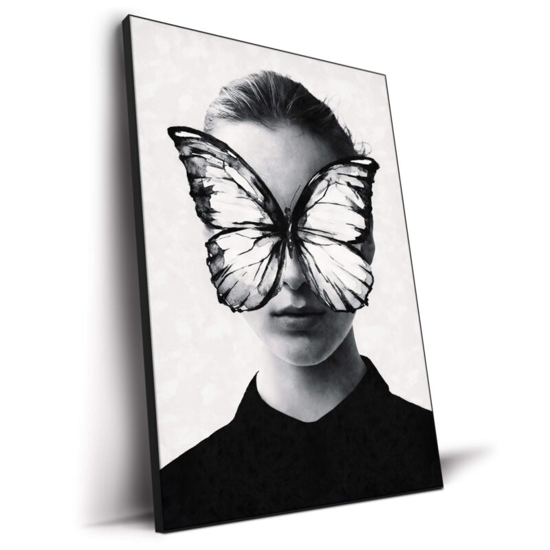 Butterfly White Wall Decor by Underdott