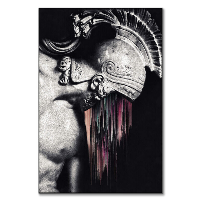 Degradation Black and White Wall Art by Underdott