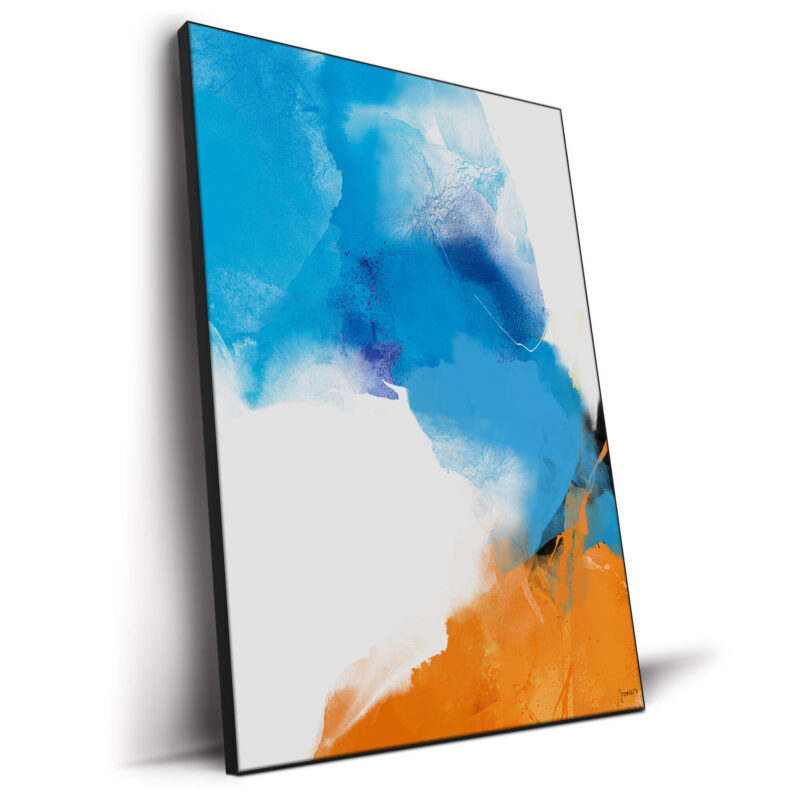 Dialogue of Wise Men Orange Wall Decor by Artur Chen