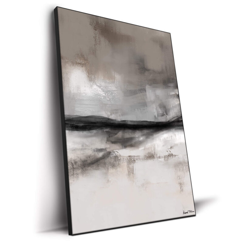 Dragging It Back No. 01 Grey Wall Decor by Karine Tonial Grimm
