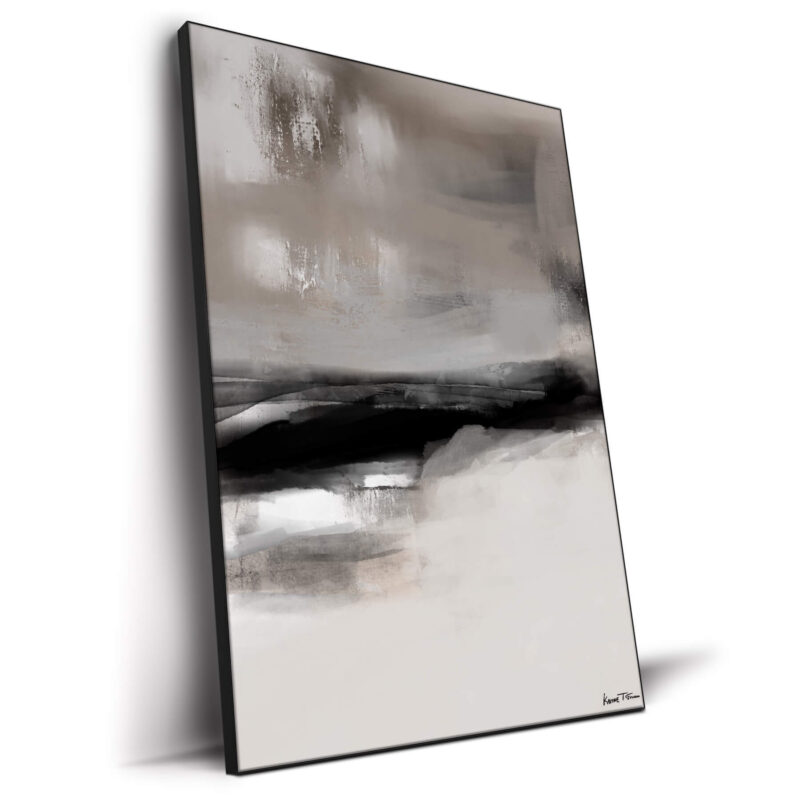 Dragging It Back No. 02 Grey Wall Decor by Karine Tonial Grimm