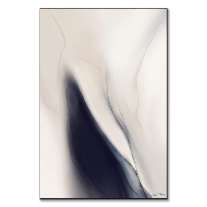 Blue Shadows Neutral Wall Art by Karine Tonial Grimm