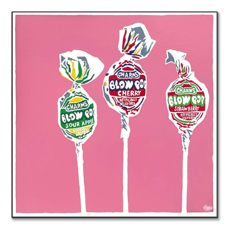 Charmed I'm Sure Pink Wall Art by Art of Spanjer