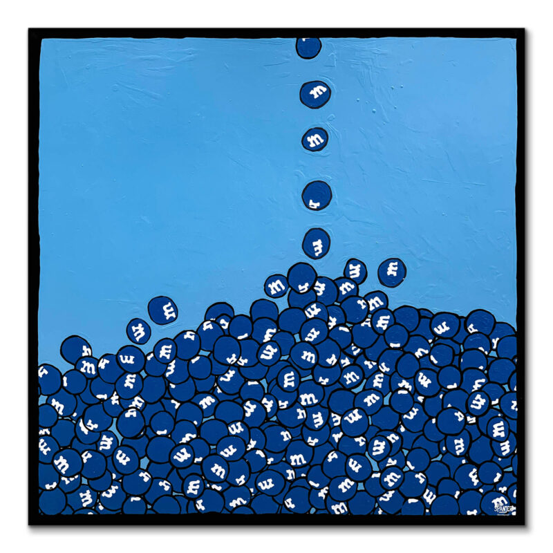 Blue Channel Blue Wall Art by Art of Spanjer