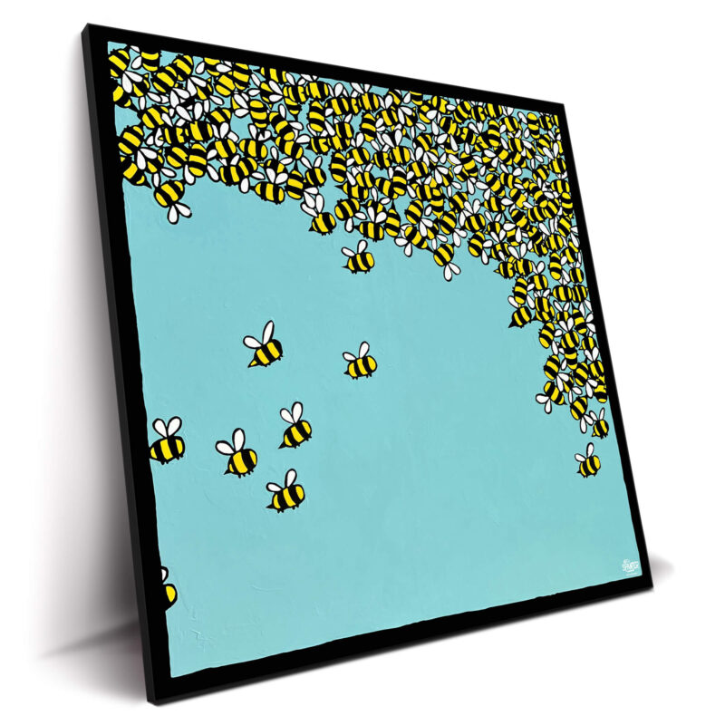Swarm Day Were Having Blue Wall Decor by Art of Spanjer