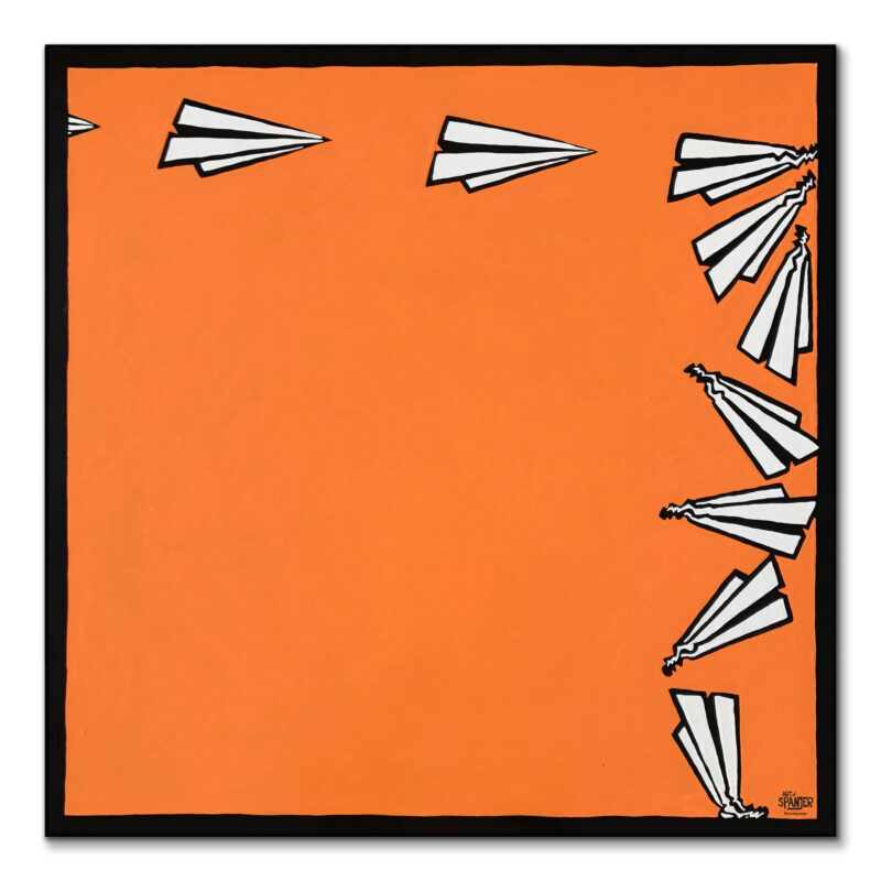 It Isn't Fun Anymore Warm Wall Art by Art of Spanjer