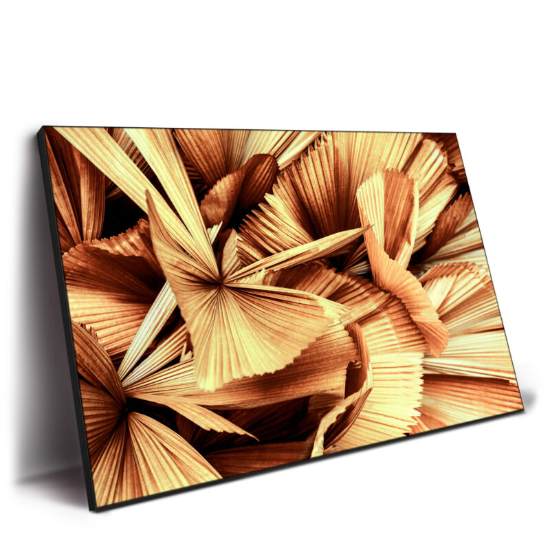 Copper Palm Leaves Gold Wall Decor by Philippe HUGONNARD
