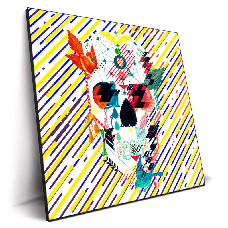 Abstract Skull Wall Decor by Ali Gulec