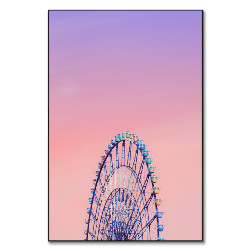 Odaiba Purple Wall Art by Arytron