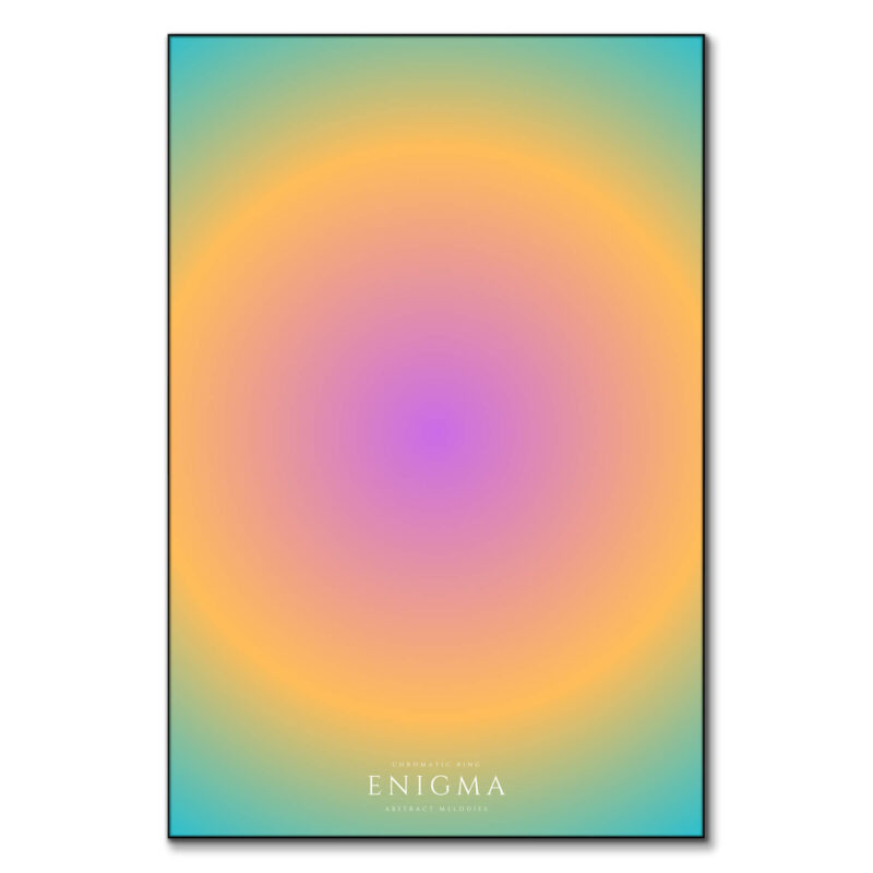 Enigma Yellow Wall Art by RS Lab Studio