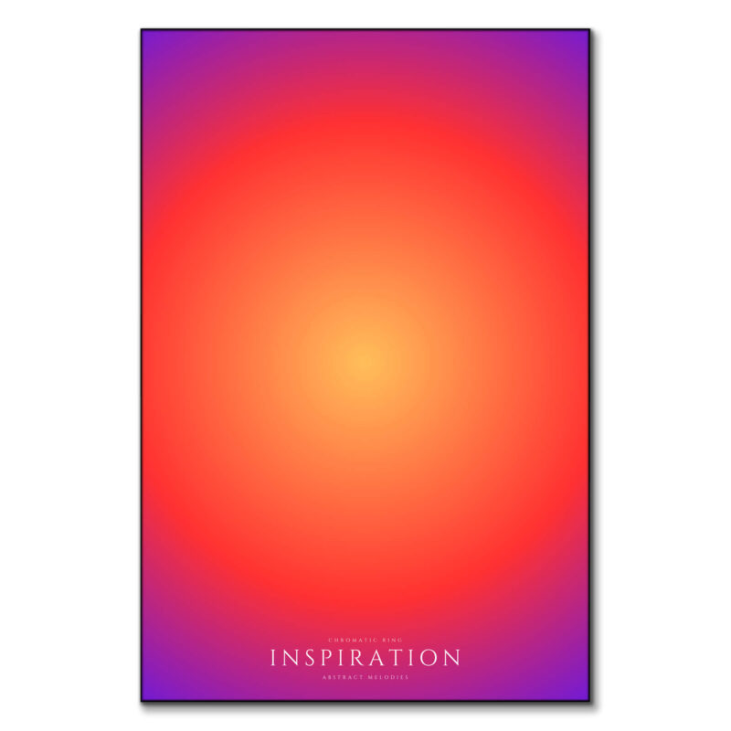 Inspirational Warm Wall Art by RS Lab Studio