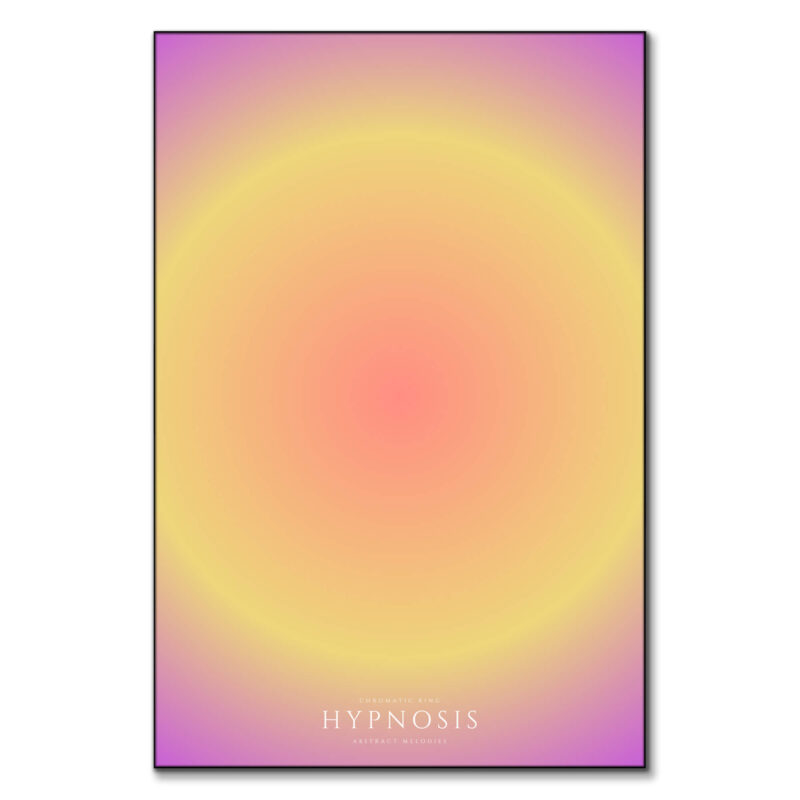 Hypnosis Yellow Wall Art by RS Lab Studio