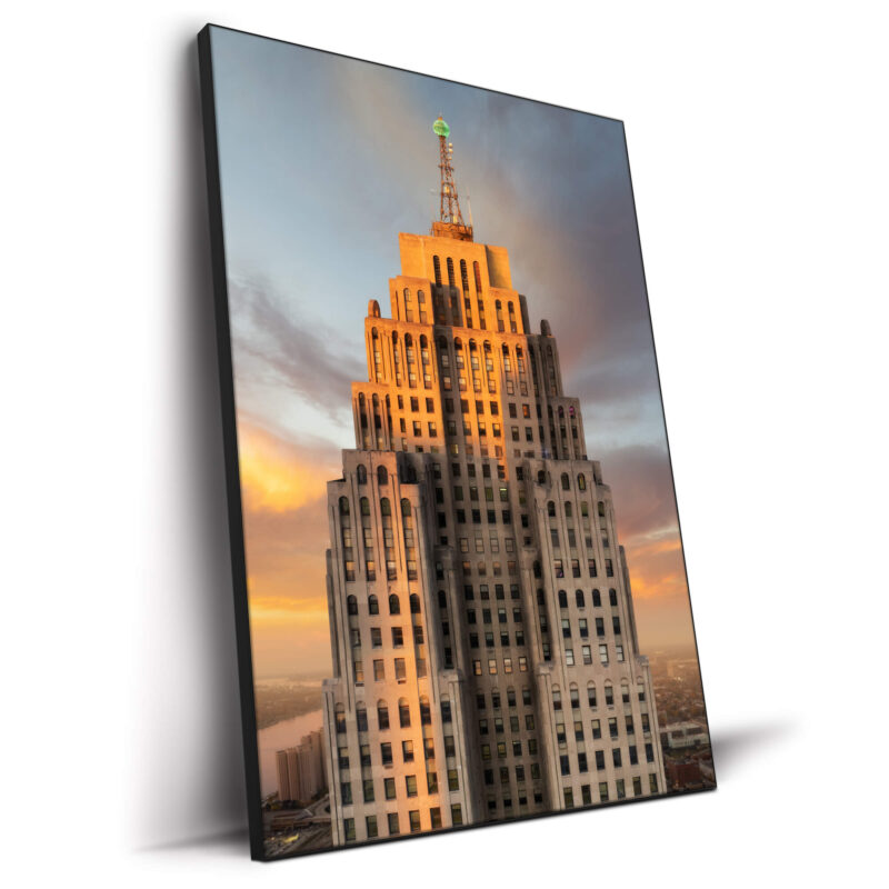 Penobscot Building Brown Wall Decor by Chris Hytha