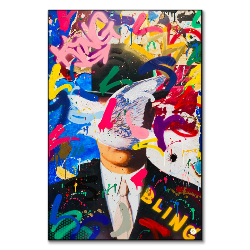 Fly Like a Bird Vibrant Wall Art by RS Artist