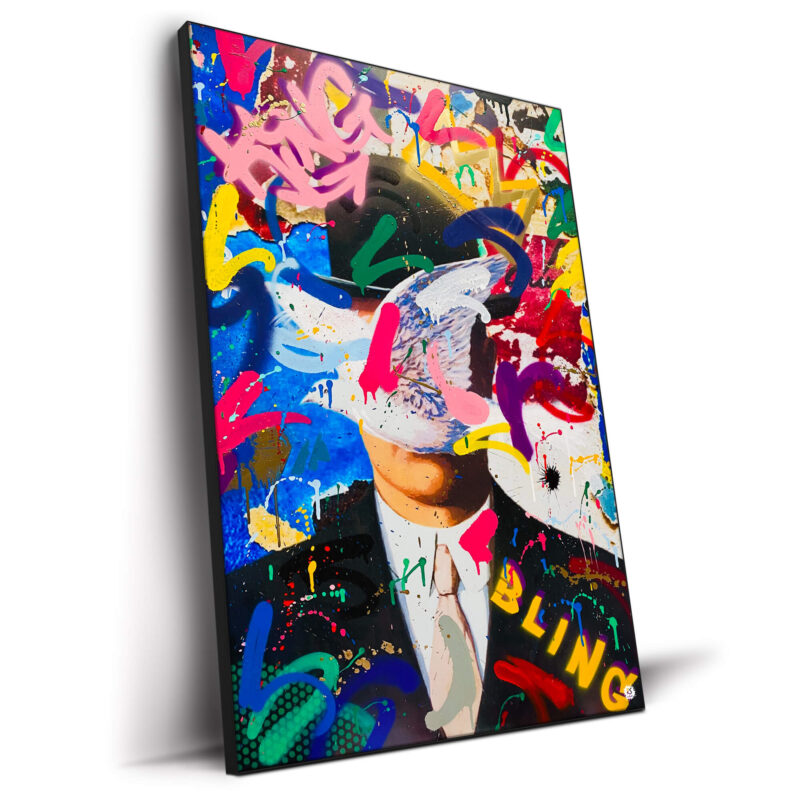 Fly Like a Bird Vibrant Wall Decor by RS Artist