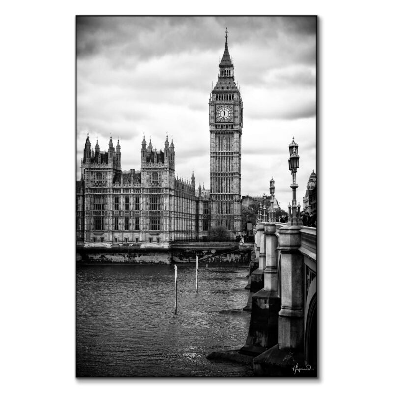 Big Ben London Black and White Wall Art by Philippe HUGONNARD