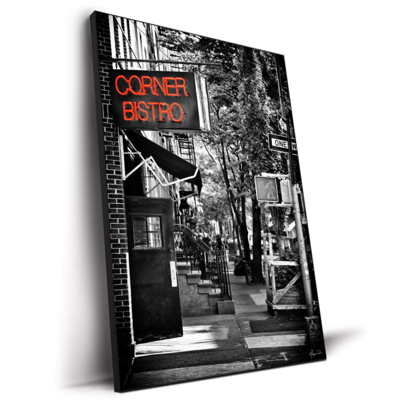 Bistro West Village Black and White Wall Decor by Philippe HUGONNARD