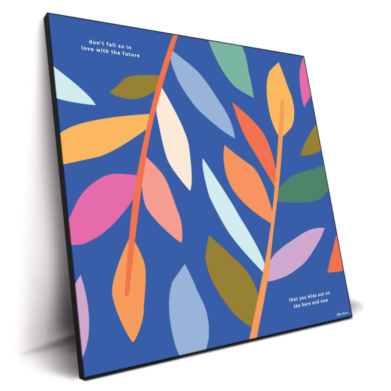 Love With The Future Blue Wall Decor by Olivia Herrick