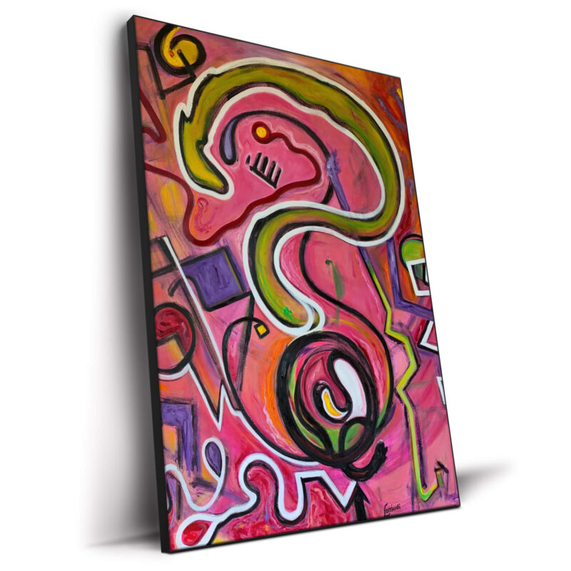 Question Red Wall Decor by Bob Lombardi