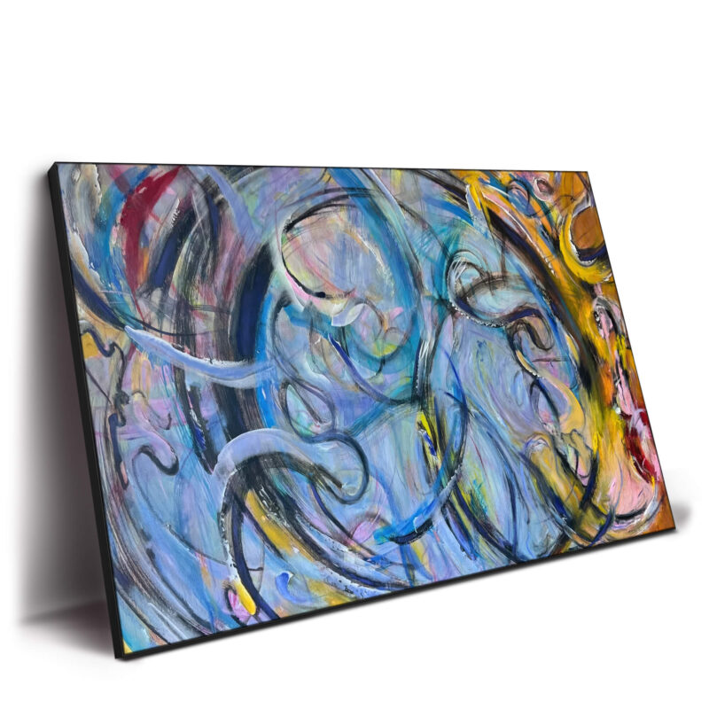 Octopus Blue Wall Decor by Bob Lombardi