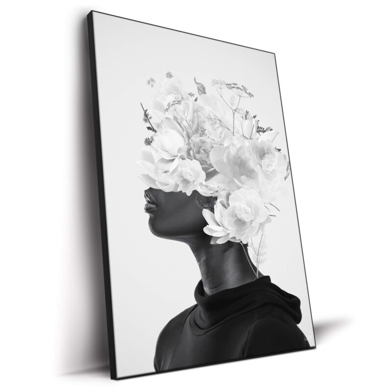Leaden Blossom Cool Wall Decor by Frank Moth