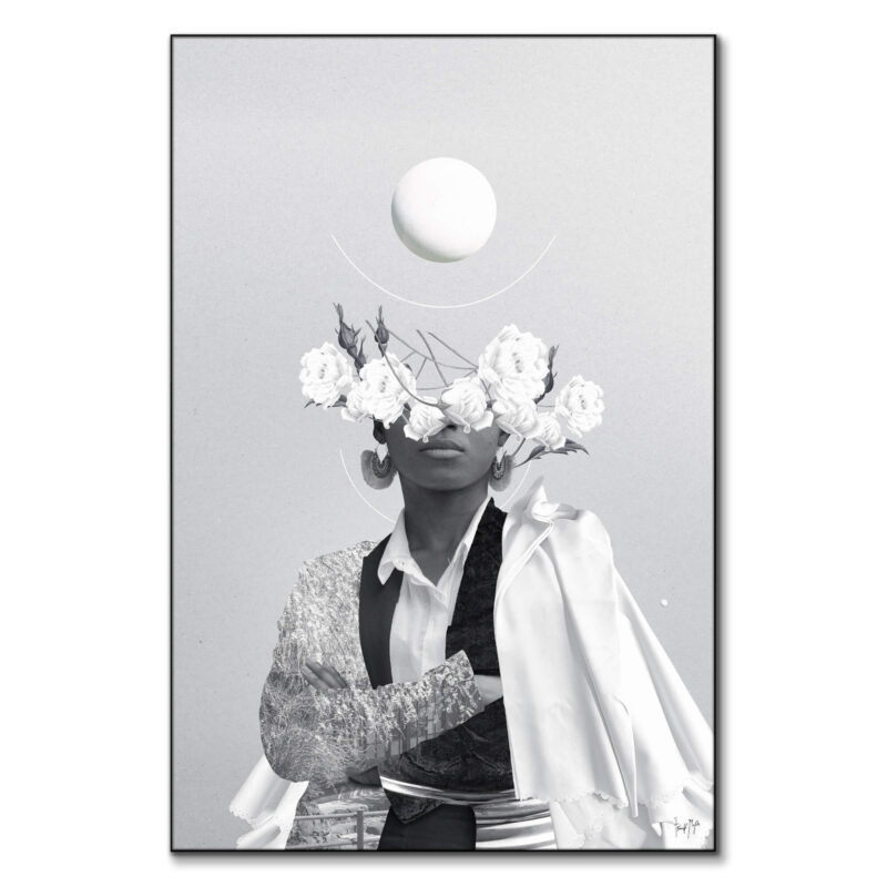 The Power of your Contrast Black and White Wall Art by Frank Moth