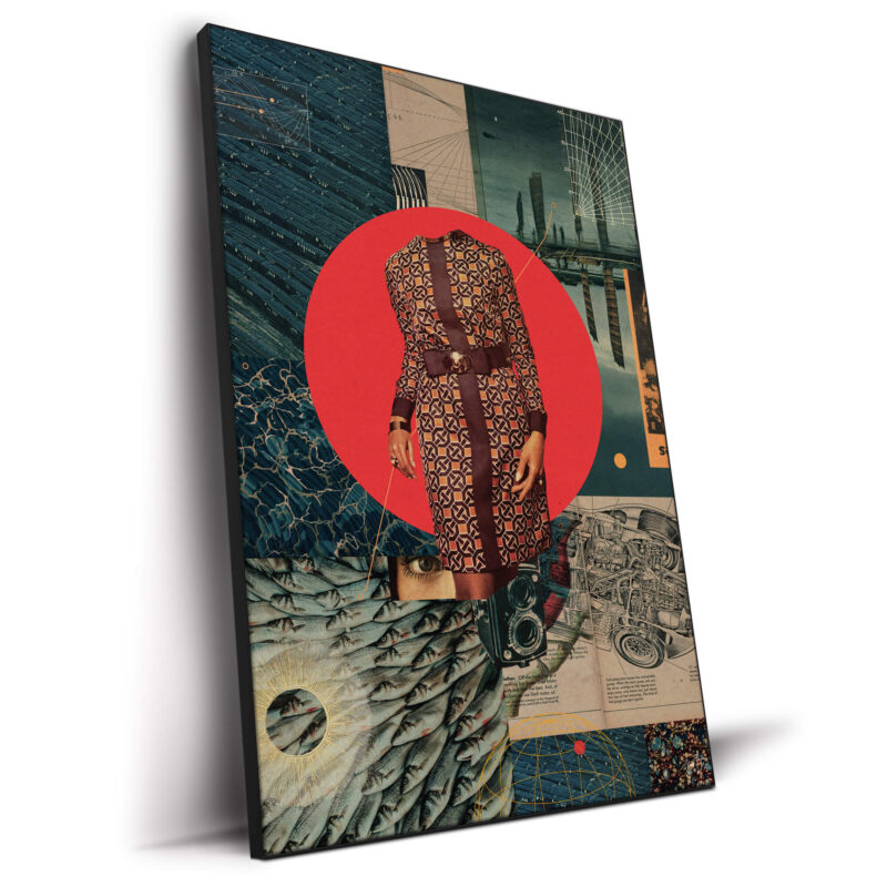 I Looked Into The Eye Of This World Warm Wall Decor by Frank Moth