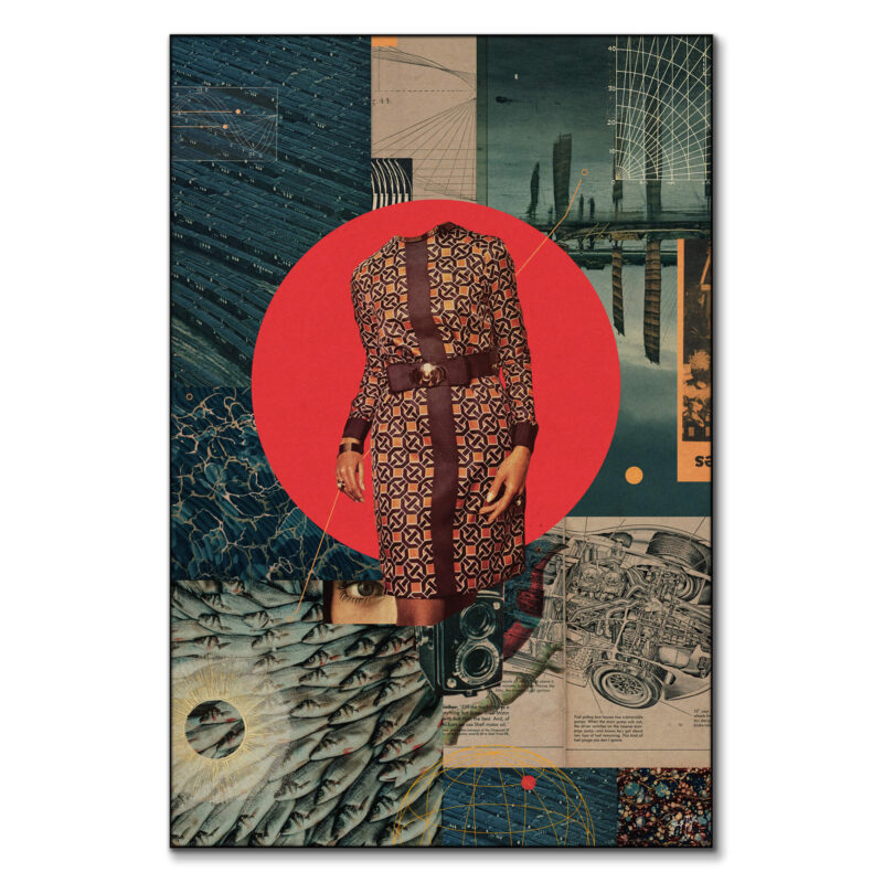 I Looked Into The Eye Of This World Warm Wall Art by Frank Moth