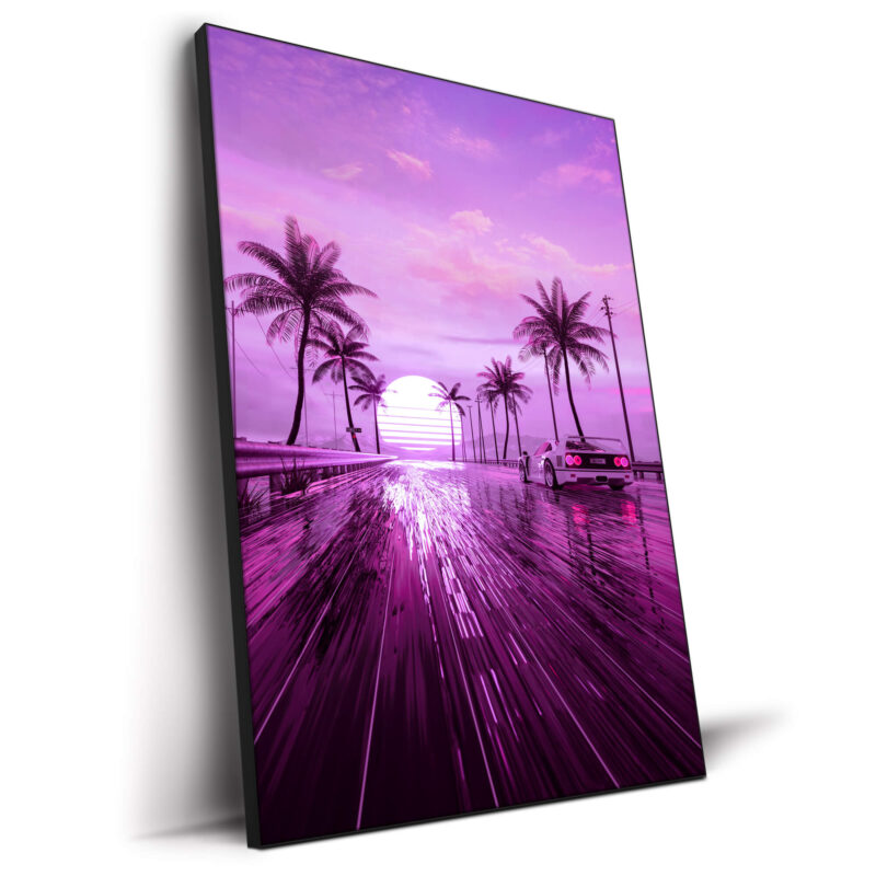 F40 Sunset Vibrant Wall Decor by Skie