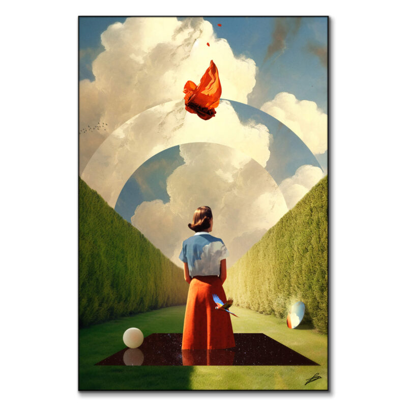 Contemplation Vibrant Wall Art by Fran Rodríguez