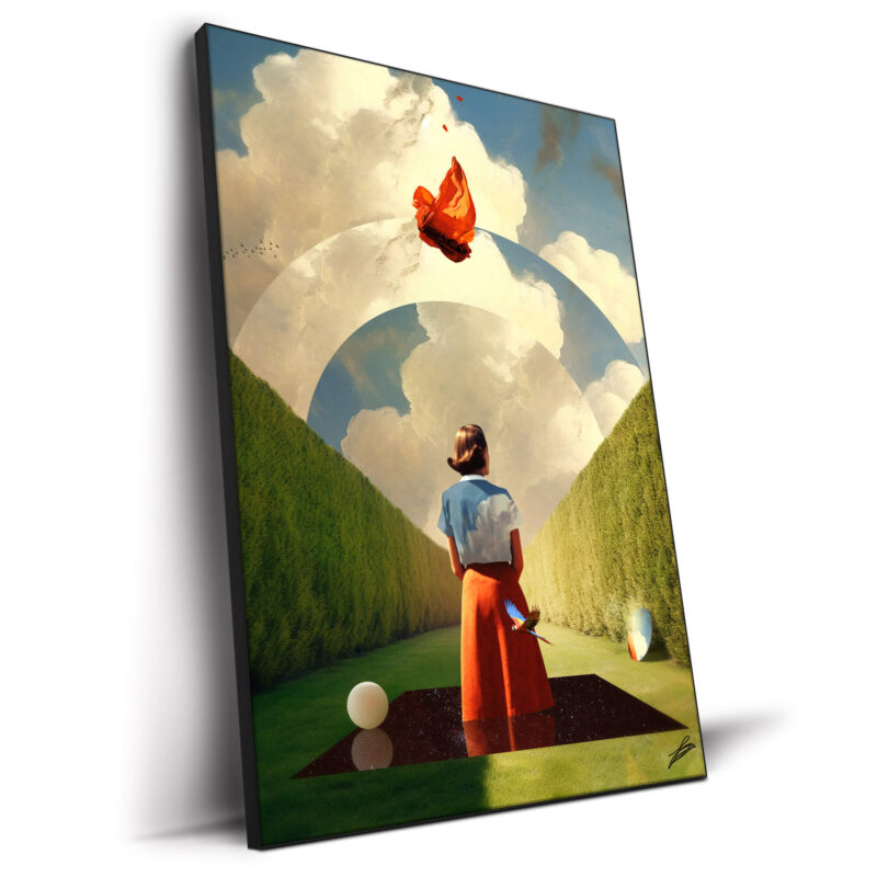 Contemplation Vibrant Wall Decor by Fran Rodríguez