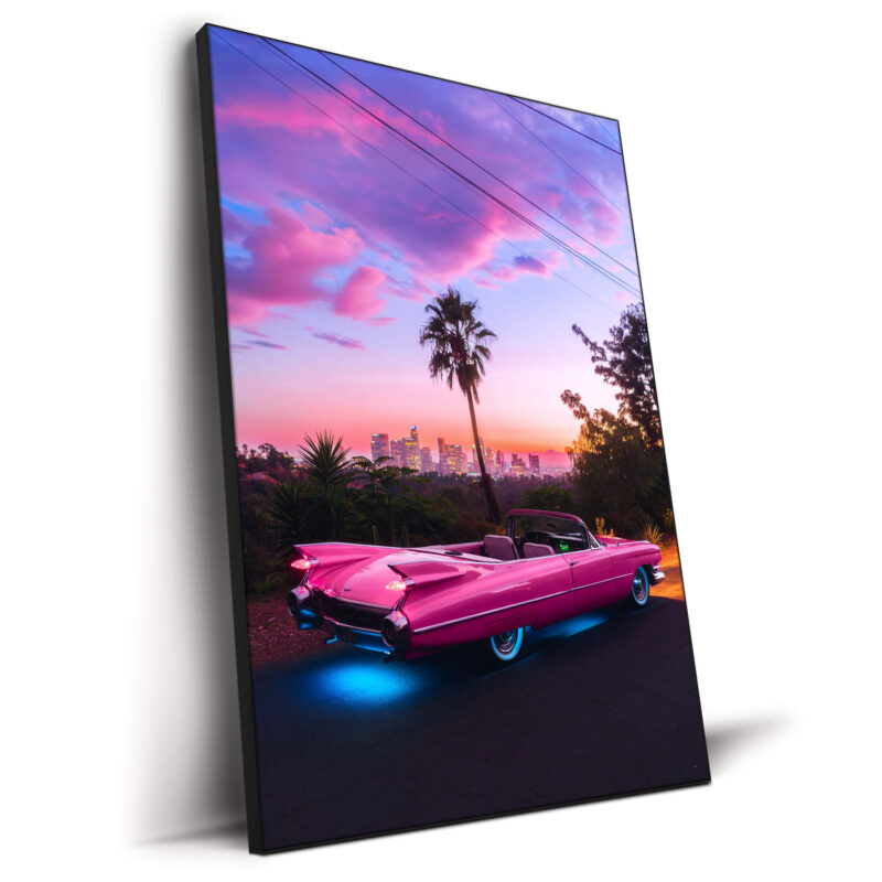 Retro Pink Vibrant Wall Decor by Deston Isas