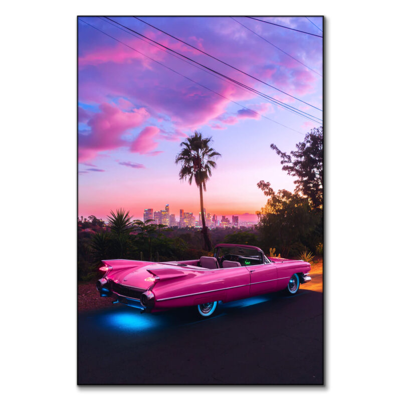 Retro Pink Vibrant Wall Art by Deston Isas