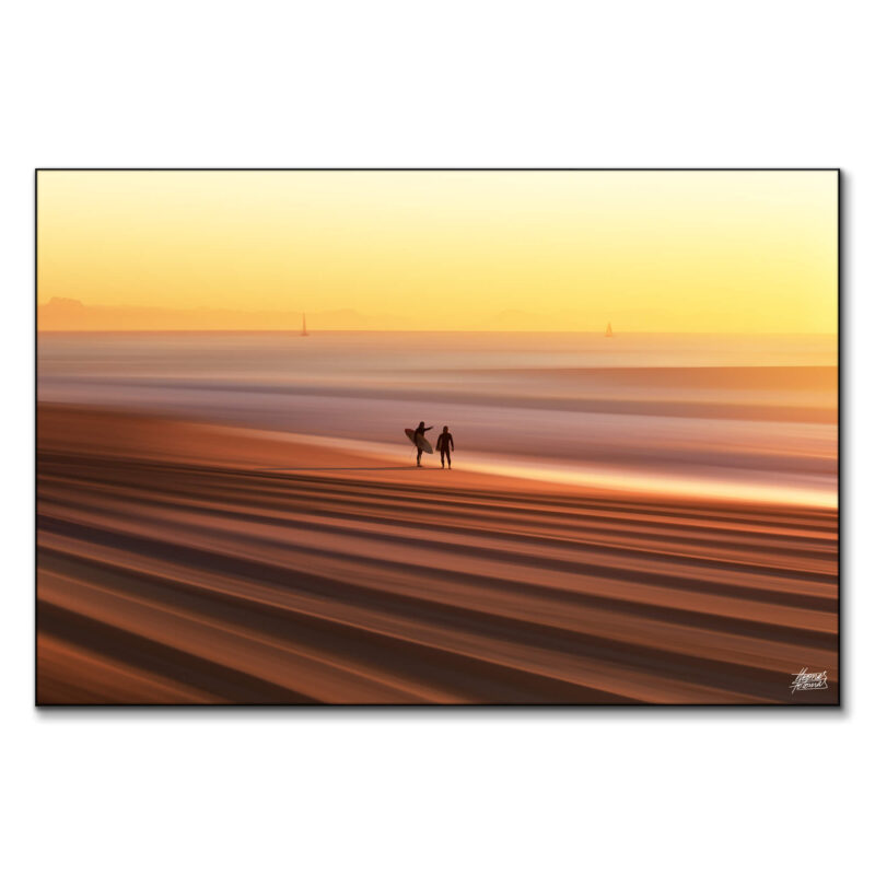 Sunset Direction Warm Wall Art by Thomas Fotomas