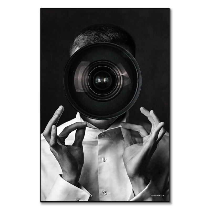 Autofocus Black and White Wall Art by Underdott