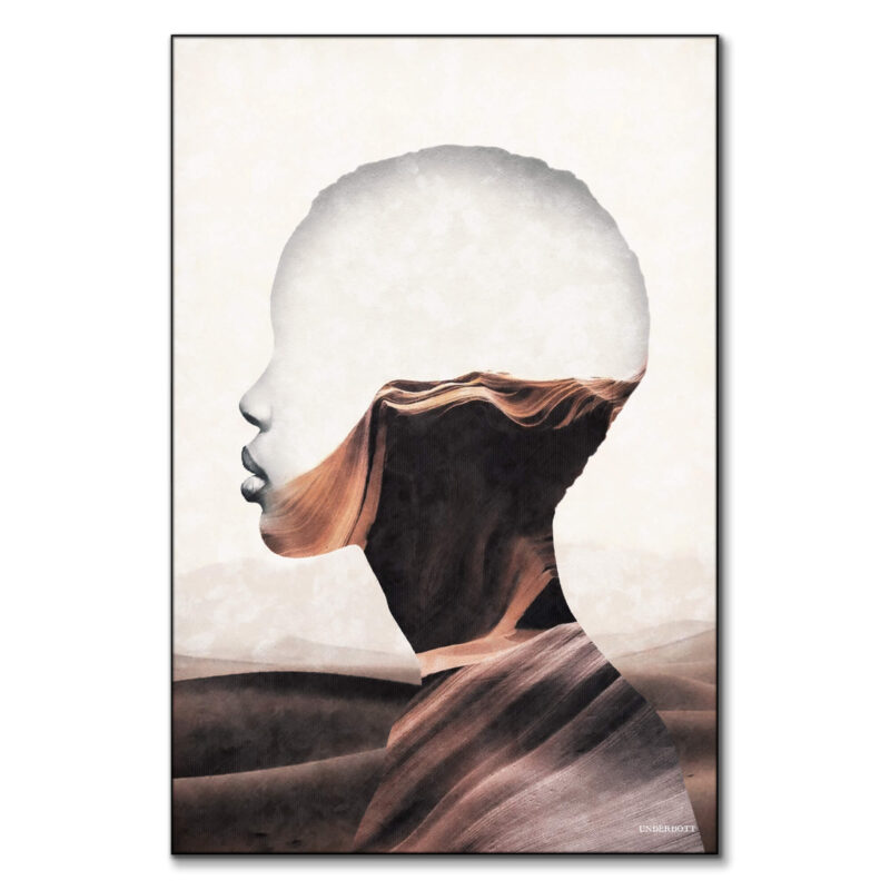 Calming Curves Neutral Wall Art by Underdott