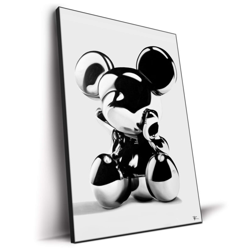 Metal Mouse Black and White Wall Decor by P Muir Art