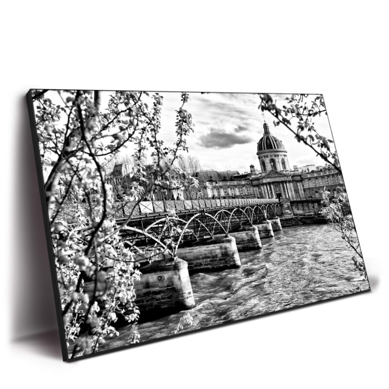 Pont des Arts Black and White Wall Decor by Philippe HUGONNARD